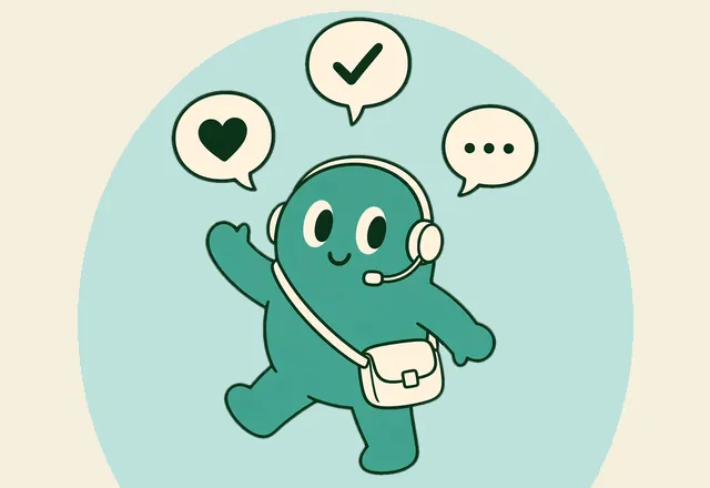 Customer Reply Bud: the bud character at work